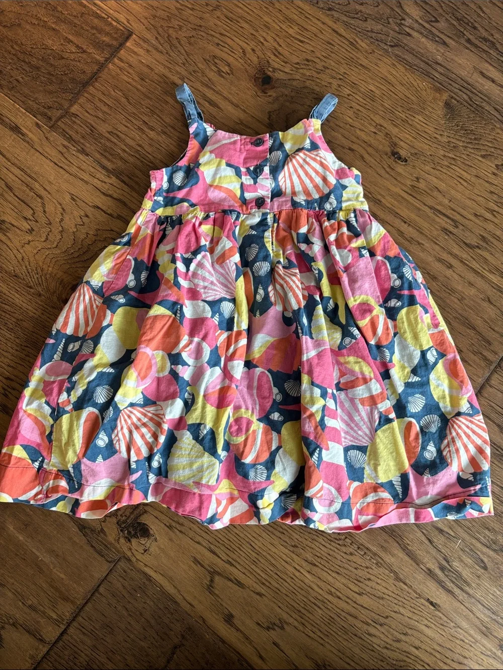 Girls' 2011 Bright Multi-Color Beach Seashell Sundress